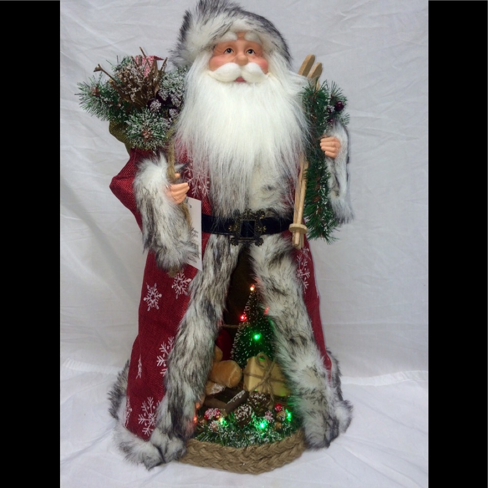 19” NEW Santa Claus musical & changing lights 8 songs 42698
